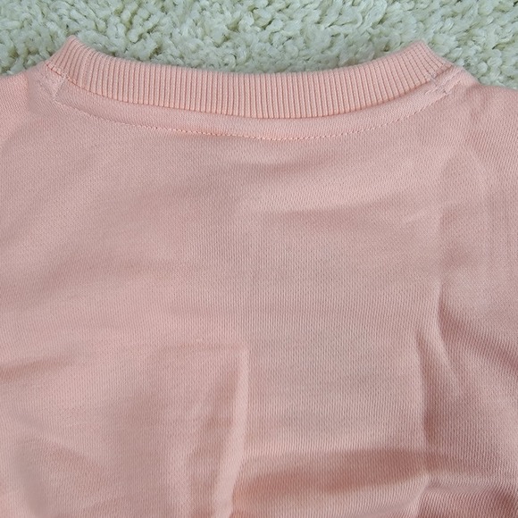 Unisex Organic Cotton Peach Crewneck Sweatshirt Newborn Lot of 2 - Picture 12 of 12